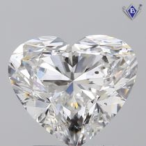 1.7 ct GIA Certified Heart F SI2 Diamond