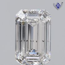 1.22 ct GIA Certified Emerald F SI2 Diamond