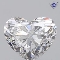 1.5 ct GIA Certified Heart D SI2 Diamond