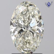 1.71 ct HRD Certified Oval H SI1 Diamond