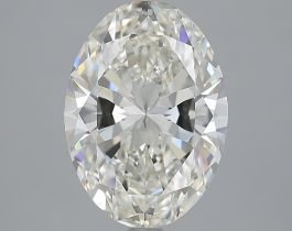 5.01 ct IGI Certified Oval J VVS2 Diamond