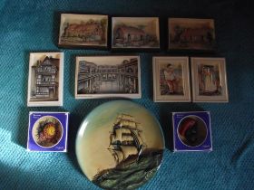 10 x Vintage Bossons Plaques - 1950's - 1992 - All As New - Some Original Boxes.