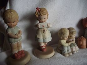 6 x Vintage Mabel Lucie Attwell Figurines - Made By Enesco - 1990's