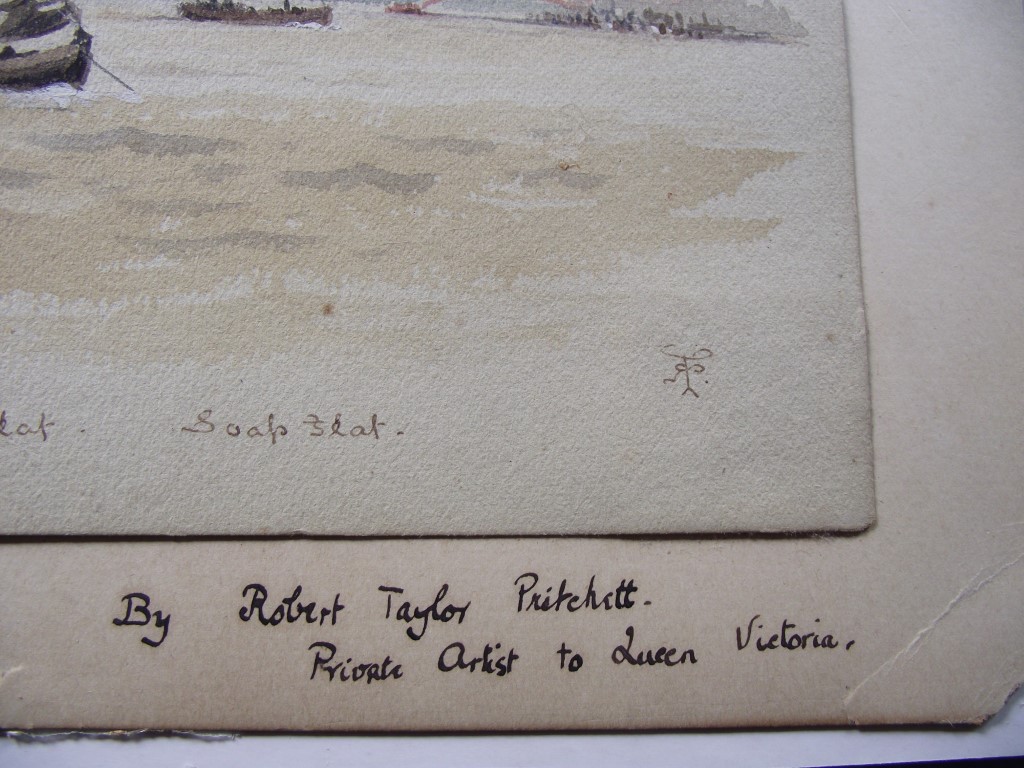Robert Taylor Pritchett (1828-1907) - Maritime Watercolour Signed With Monogram - Image 4 of 9