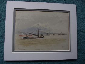 Robert Taylor Pritchett (1828-1907) - Maritime Watercolour Signed With Monogram