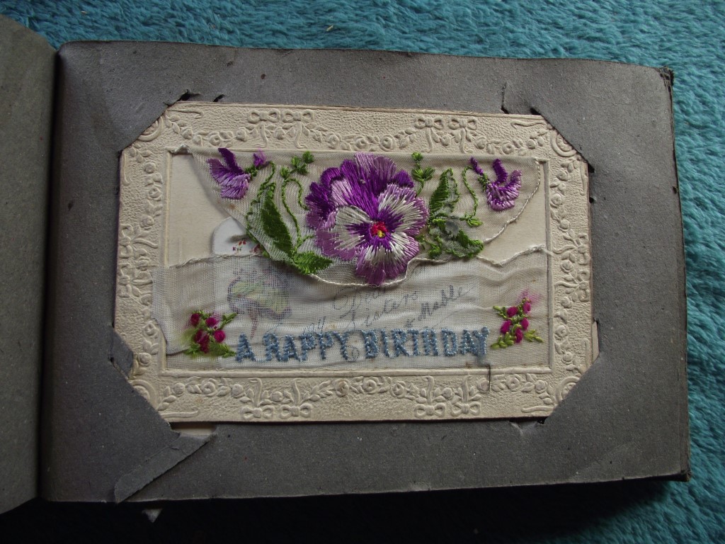 1920's Album - Single Family Collection of Birthday Cards, Photographs & French Scene Postcards. - Image 34 of 52