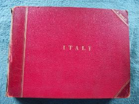 19th Century Album of Views of Italy - 33 Sepia Images - Circa 1896
