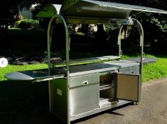 Brand New Tank Style Mobile Kiosk - Mobile Coffee Shop/Kitchen/Hotdog cart/ Catering RRP £10,000