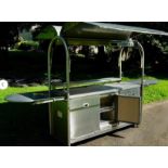 Brand New Tank Style Mobile Kiosk - Mobile Coffee Shop/Kitchen/Hotdog cart/ Catering RRP £10,000