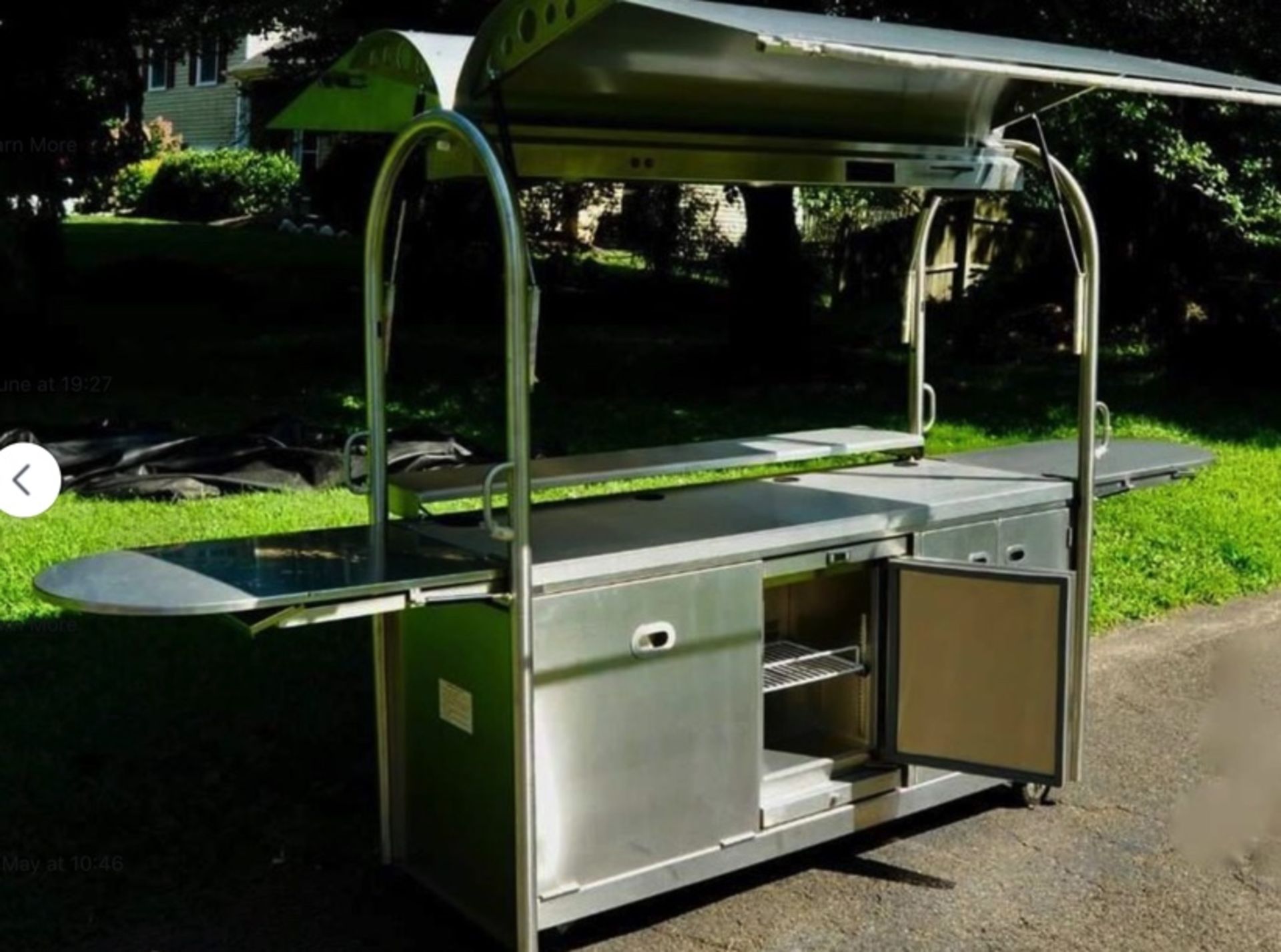 Brand New Tank Style Mobile Kiosk - Mobile Coffee Shop/Kitchen/Hotdog cart/ Catering RRP £10,000 - Bild 2 aus 4