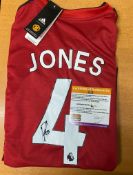 Manchester United Signed Phil Jones Shirt