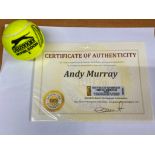 Andy Murray Signed Tennis Ball