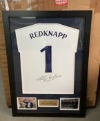 Harry Redknapp Signed Shirt Framed