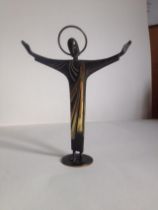 Hagenauer Bronze c1930s 'Christ the Redeemer' SUPERB ICONIC VINTAGE (2 of 2)
