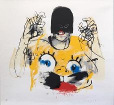 Anthony Lister (b.1980) Lister Self-portrait, Pictures On Walls (POW) 2012, Like Banksy