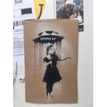 Banksy- Six WSM Dismaland Bemusement Park Souvenirs Including 'NOLA' Found Banksy ‘Free Art’ 201...