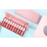 10 PCS LONG LASTING LIP GLOSS SET PLUMPING LIP STICK - TINTED MOISTURISER LIP GLOSS