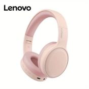 Lenovo TH30 Wireless Headphones Over Earphones Bluetooth Thinkplus Beats, Baby Pink