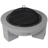 Grey Wood Burning Fire Pit RRP £179.00