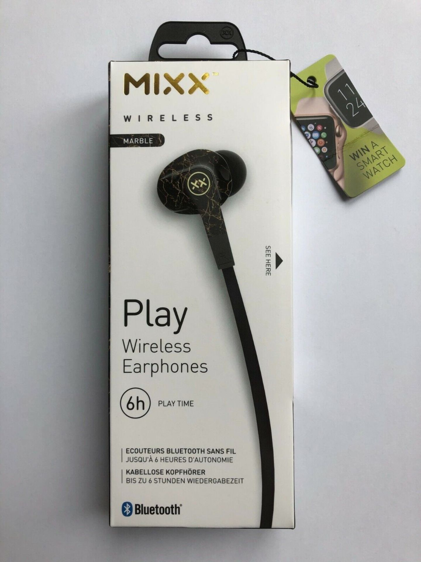 17 x Mixx Audio Play Black Bluetooth Earphones £15.99 ea