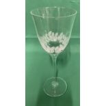 Approx 30 x Etched Wine Glasses (Collection Only)
