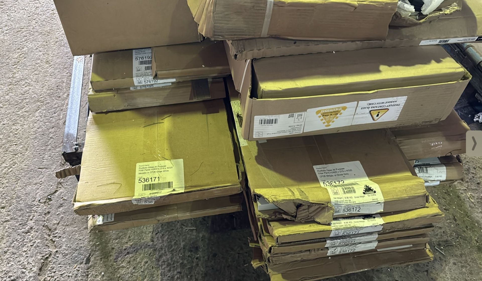 Large Pallet of New Bathstore Worktops / Filler Panels / Plinths Shower Doors RRP £2000+ **No Vat... - Image 4 of 5