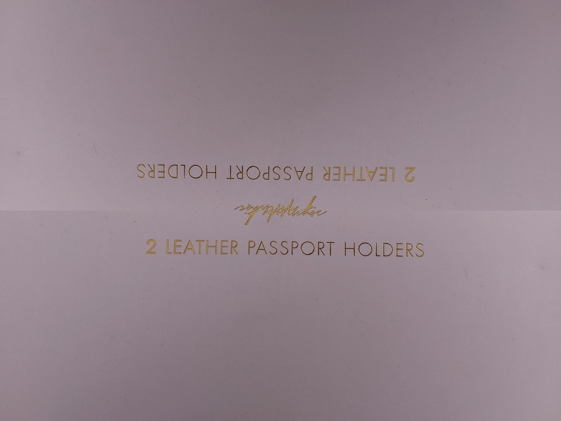 Wedding Passport Covers, 2 Sets of 2 - Image 3 of 7