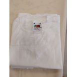 White Cotton Teeshirts Age 3 - 4. Pack of 10