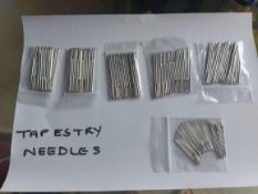 100 Tapestry Needles Large Plus A Bag of Small Needles