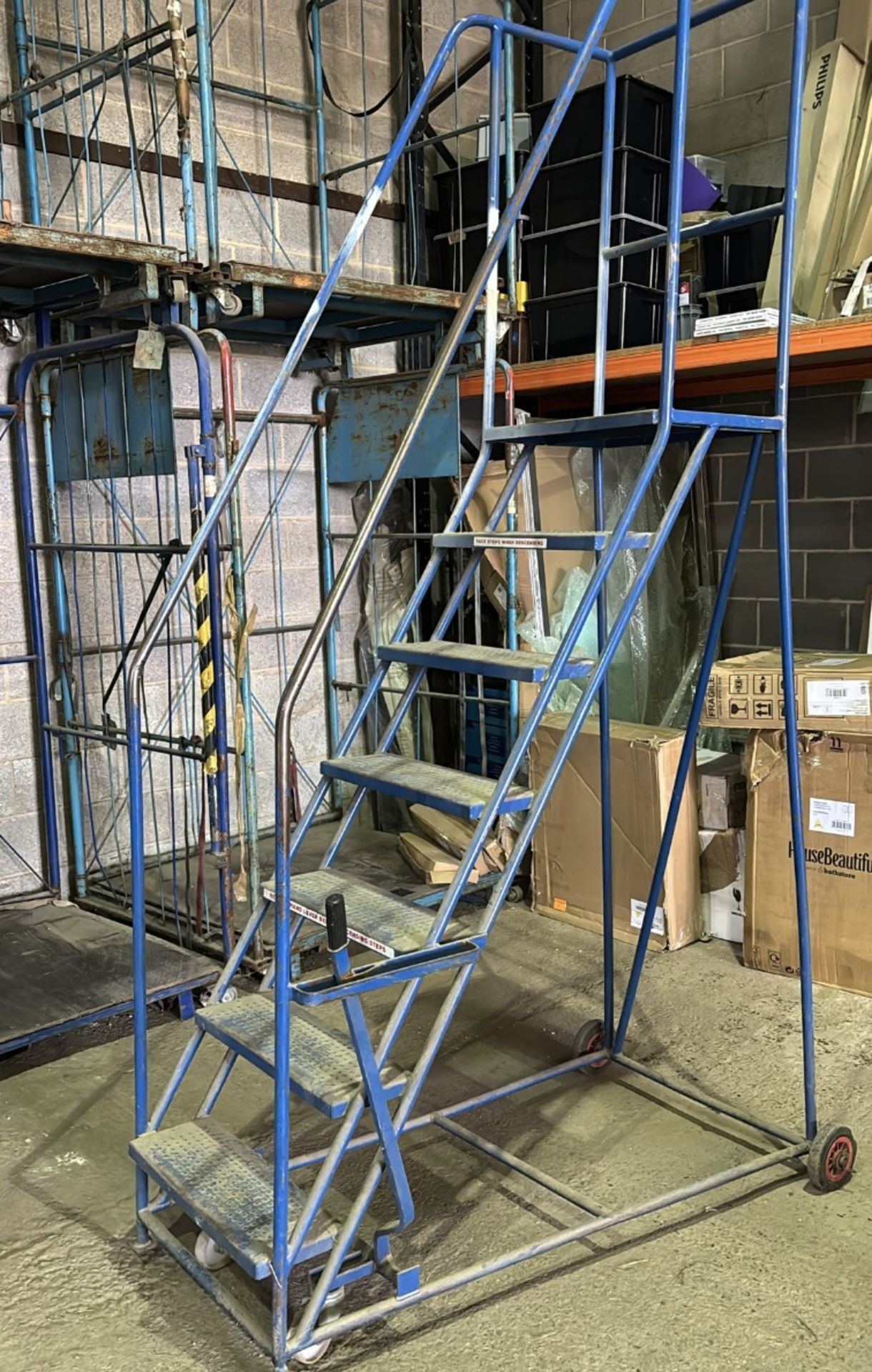 Large warehouse Steps 2.7m high