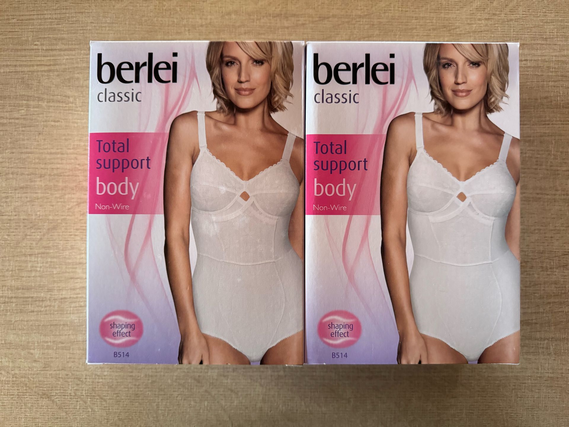2 x Berlei Classic Total Support Non-Wired Panty Corselette Size 40C Original Box - Image 2 of 2