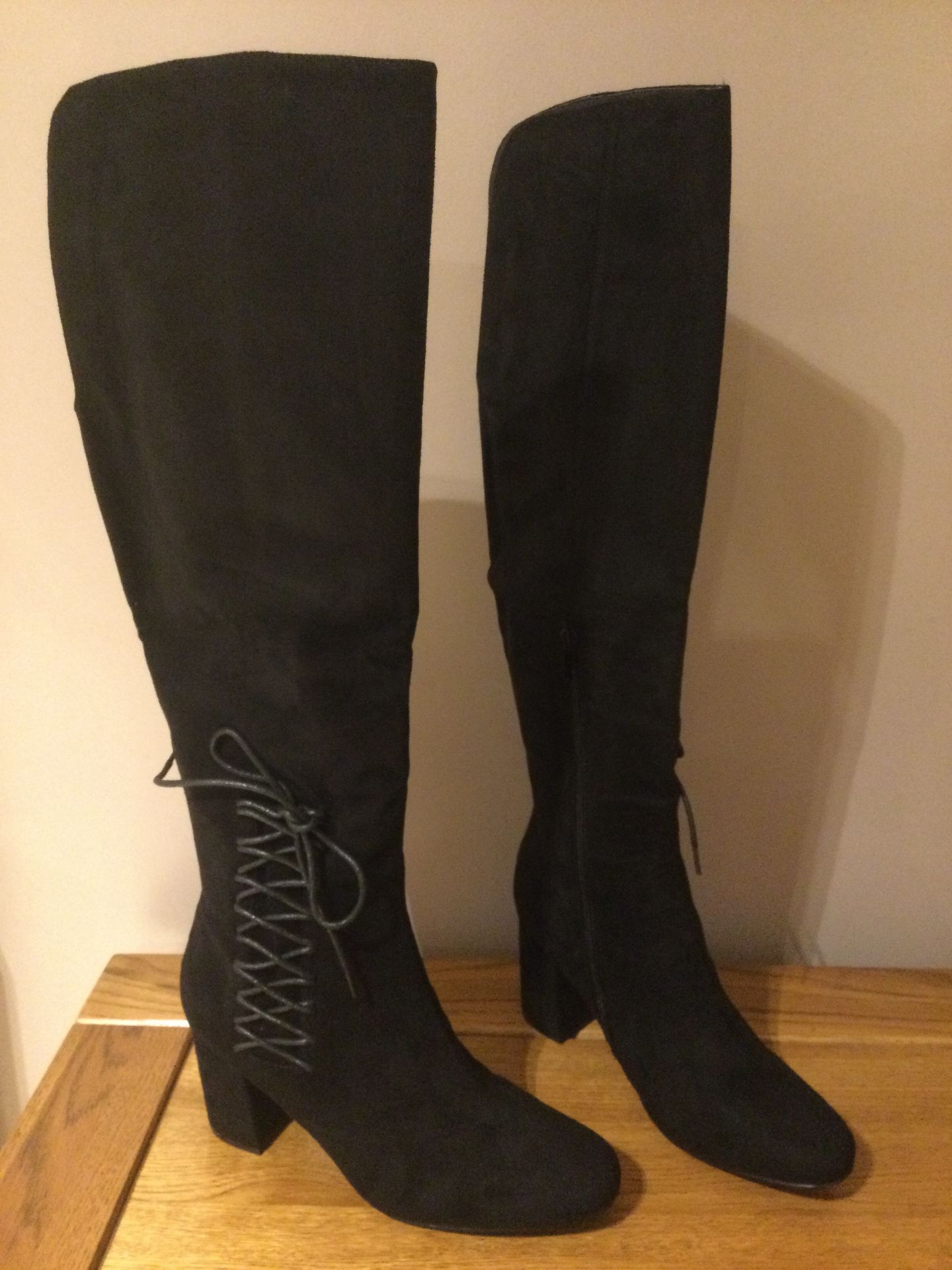 Dolcis “Emma” Long Boots, Block Heel, Size 5, Black - New RRP £55.00