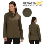 1 x Regatta Subira Full Zip Heavyweight Quilted Fleece Jacket Grape Leaf Size UK 14 Tagged & Bagg...