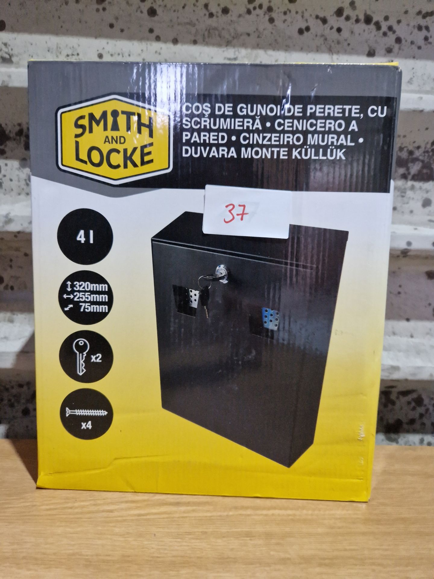 Smith & Locke Safety Box. RRP £40. Grade - Bild 2 aus 2