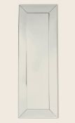 Laura Ashley Giant Designer Gatsby Glass Mirror 2m x 70cm 28kgs RRP £499