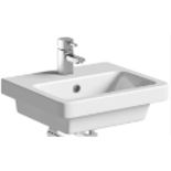 Verso 400MM 1TH Basin White. Doesn't Include Tap or Waste