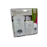 Byron Wirefree Portable and Plug In Doorchime Twinpack