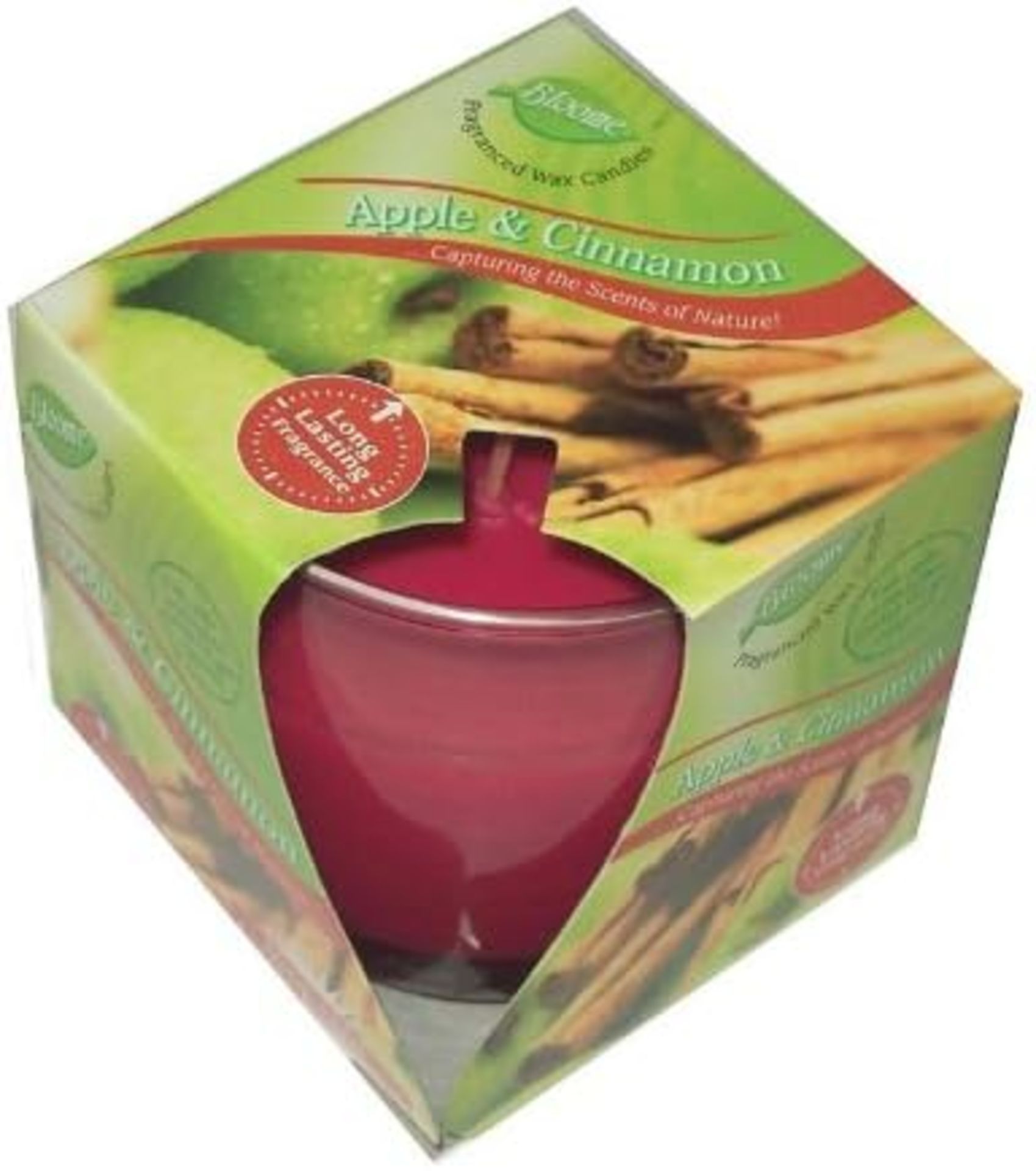 12 x Bloome Apple and Cinnamon Scented Candles RRP £8.99 ea