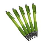 50 x Bic Lime Green Pens (Blue Ink)