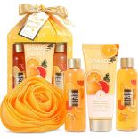 4 Piece B and E Orange Spice Spa Gift Sets - RRP £19.54 ea