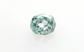1 Pcs Diamond - 0.05ct - Old Mine - Fancy Light Bluish Green - GIA Certified