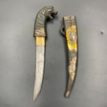 Wonderful Antique Beautiful Handmade Tiger Steel Knife, Rare Handmade Knife