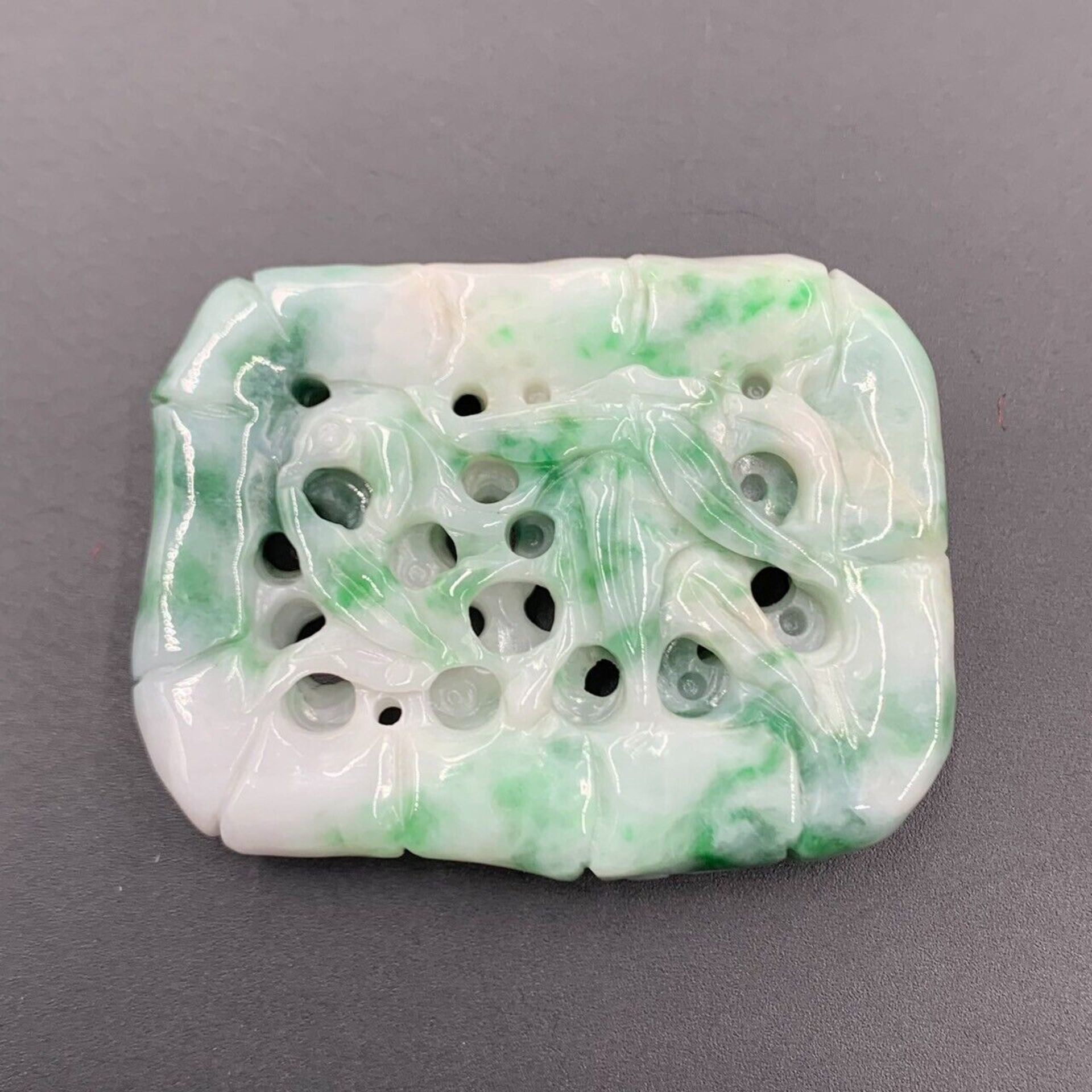 Natural Hand Carved Jadeite From Burma (Myanmar) - Image 3 of 4