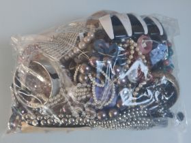 A Large Bag of Costume Jewellery.