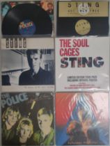 A Fantastic Collection of 23 X The Police / Sting Vinyl Records, Poster, Coloured Vinyl. Promos E...