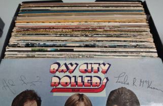 A Collection of Approximately 50 X Vinyl Records. Mainly 70s 80s Etc.