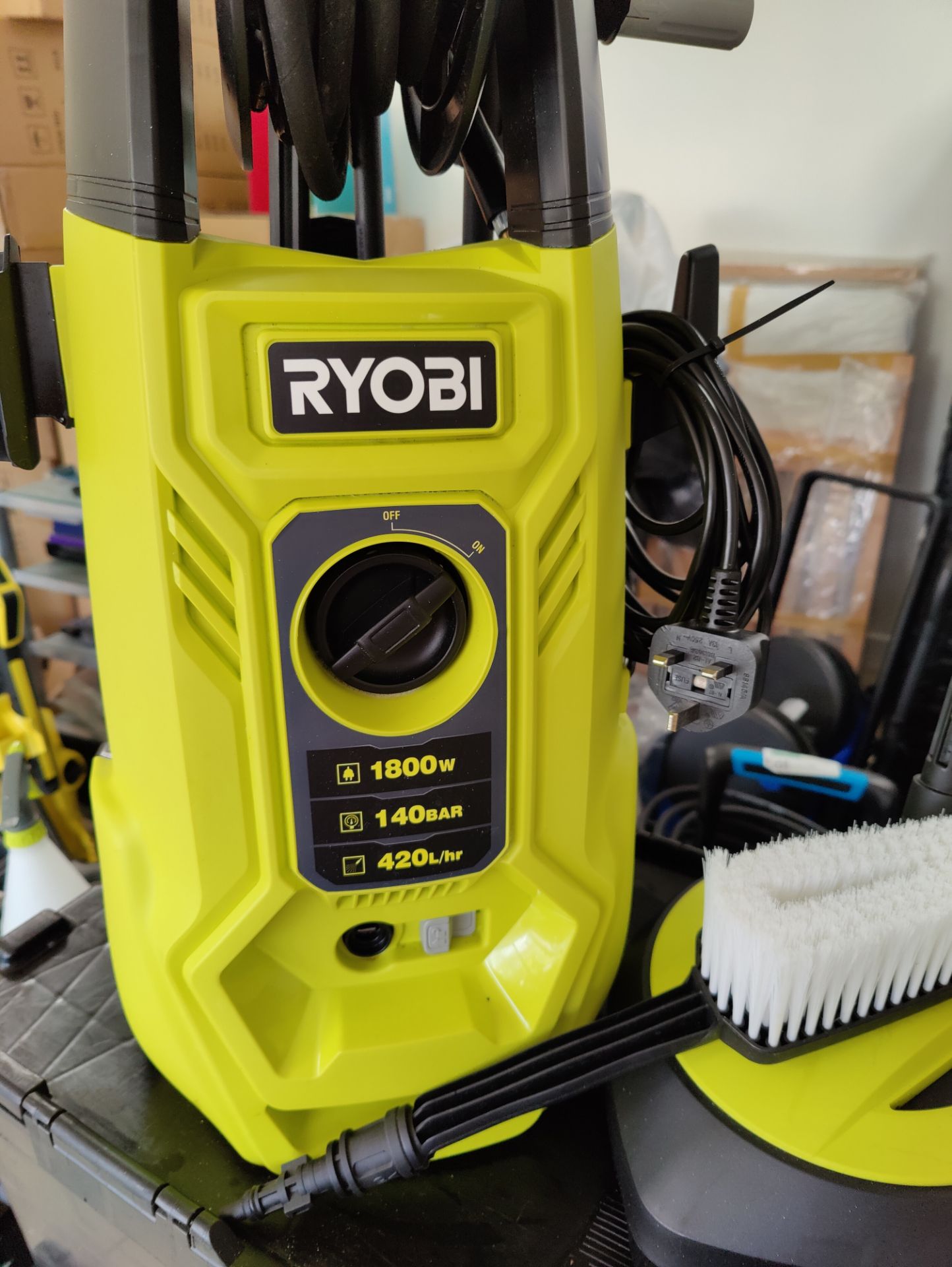 Ryobi RY140PWA Pressure Washer Brand New (Ex- Display) - Bild 2 aus 6