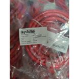 10 x Connekt Gear 3M RJ45 Netork Cable (Red)