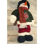 Large Stand Up 3D Luxury Snowman. 65cm Tall X 42cm Across RRP £49.99