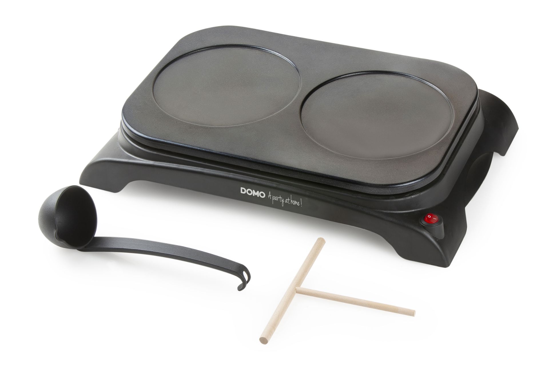 Title: DO8715P DOMO Twin Pancake Maker RRP £60Description: Twin Pancake Maker RRP £60 New & Boxed - Image 3 of 3